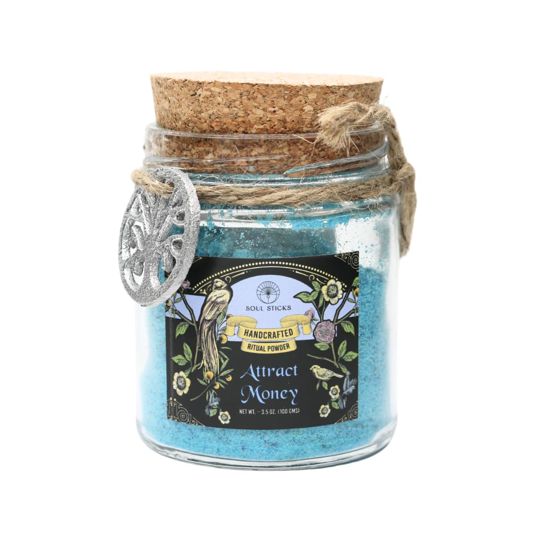 Soul Sticks Aura Cleansing Ritual Powder – Natural Herbs for Energy Clearing, Spiritual Detox, Witchcraft Rituals, Wiccan Cleansing, Negative Energy Removal, Healing Spells (Aura Cleansing)