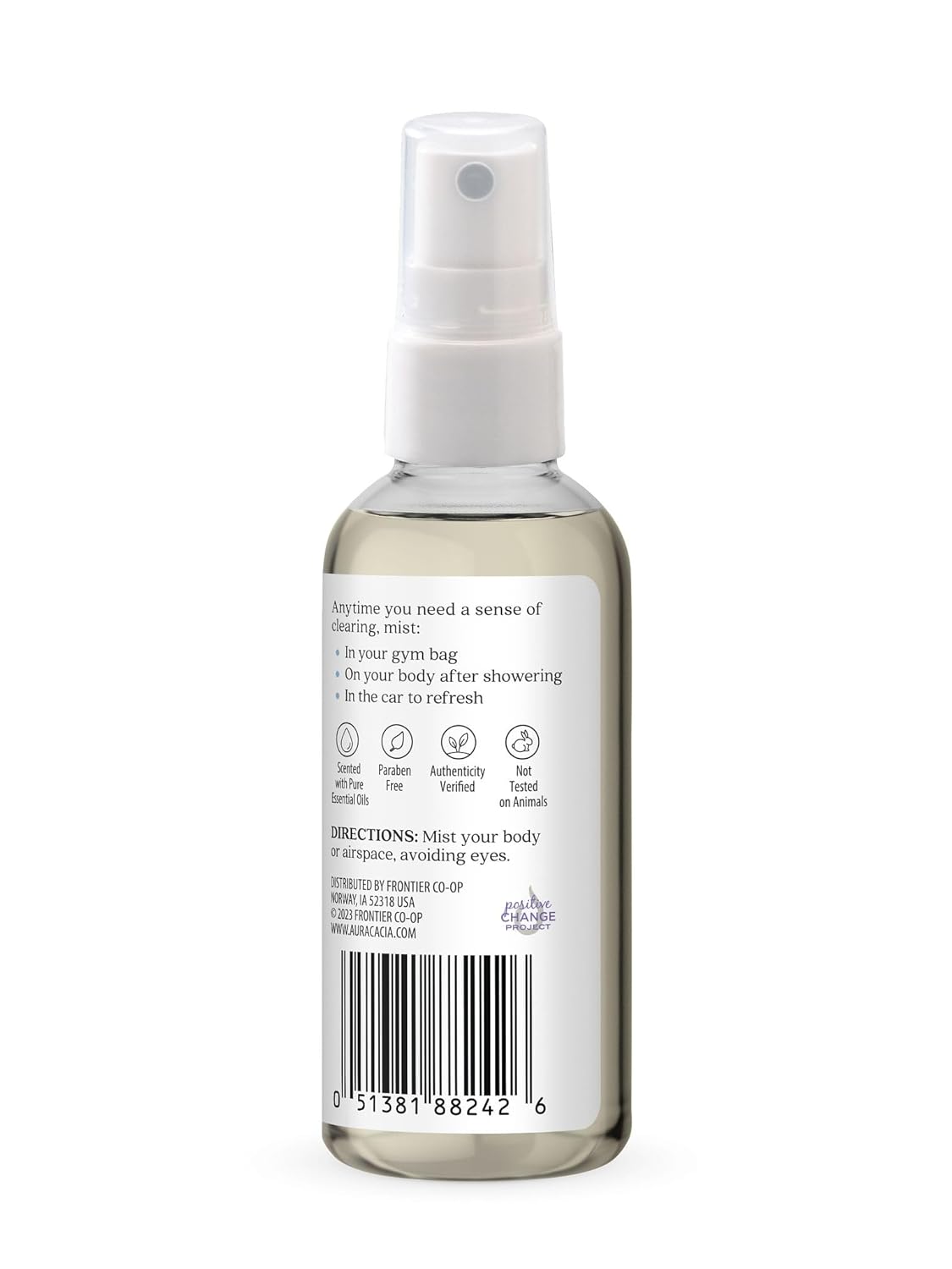 Aura Cacia Room and Body Mist, Clearing Eucalyptus, 4 Fluid Ounce