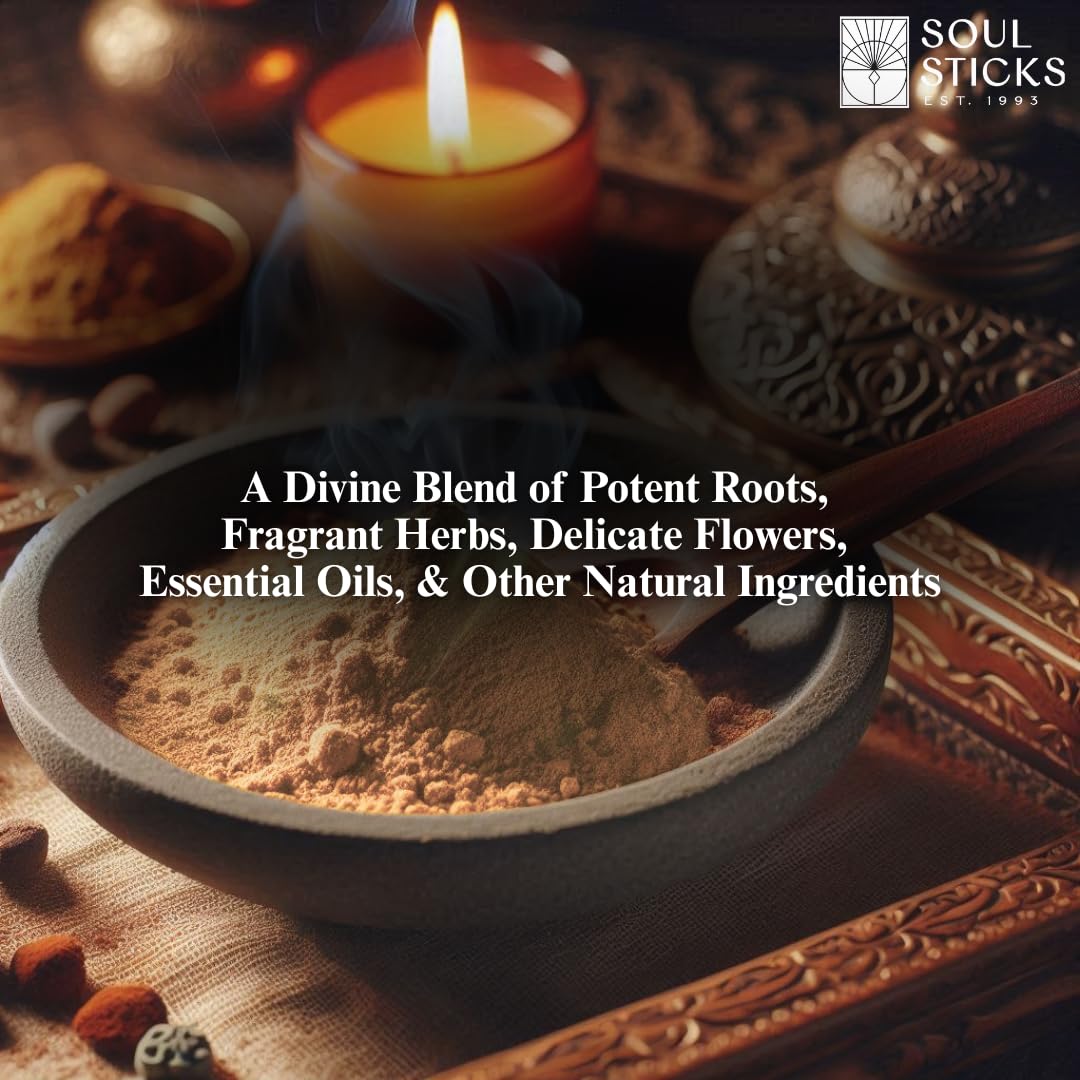 Soul Sticks Aura Cleansing Ritual Powder – Natural Herbs for Energy Clearing, Spiritual Detox, Witchcraft Rituals, Wiccan Cleansing, Negative Energy Removal, Healing Spells (Aura Cleansing)