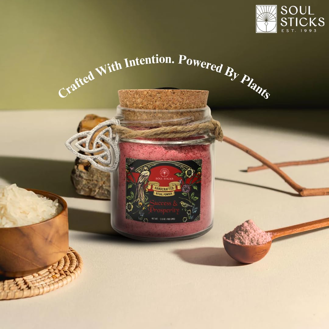 Soul Sticks Aura Cleansing Ritual Powder – Natural Herbs for Energy Clearing, Spiritual Detox, Witchcraft Rituals, Wiccan Cleansing, Negative Energy Removal, Healing Spells (Aura Cleansing)