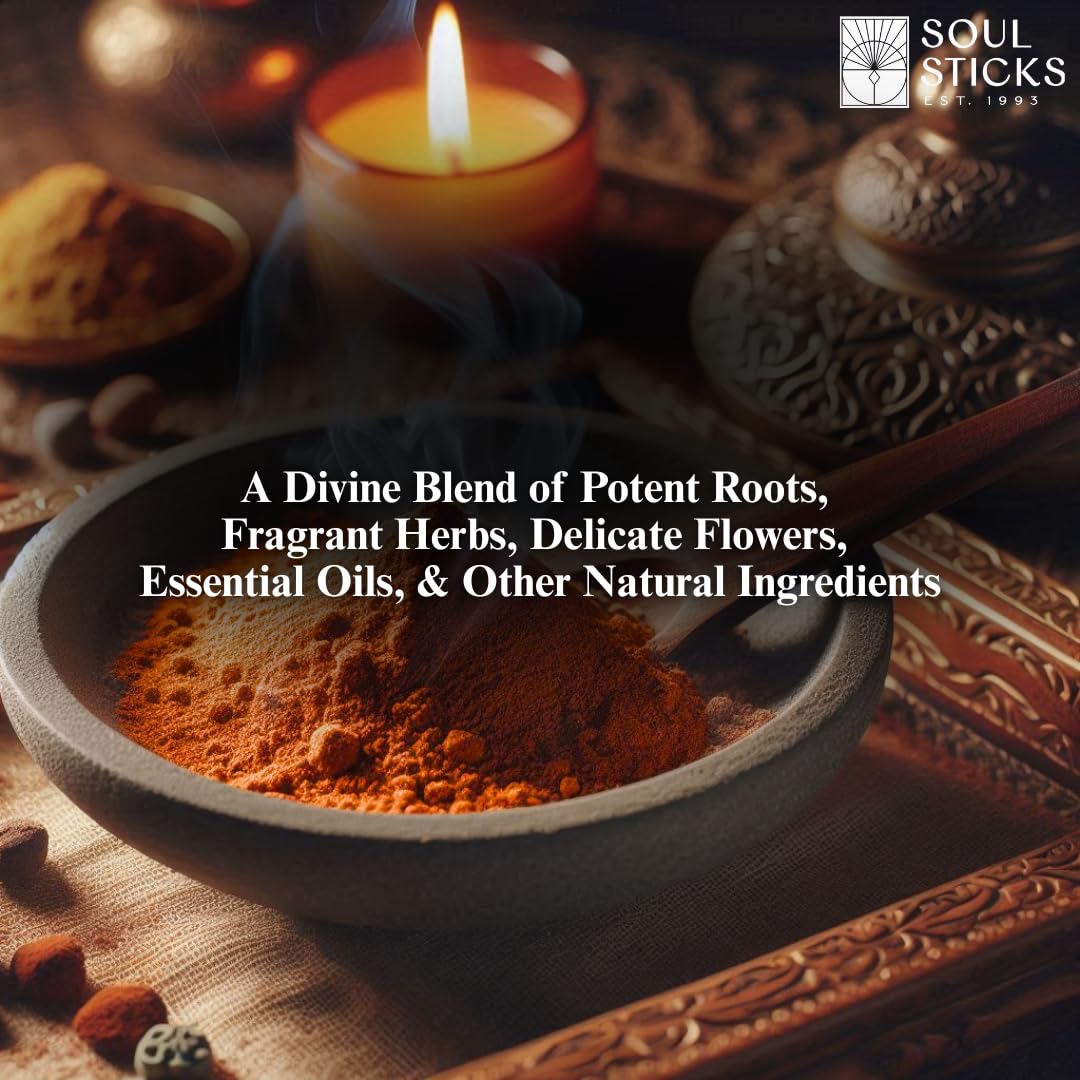 Soul Sticks Aura Cleansing Ritual Powder – Natural Herbs for Energy Clearing, Spiritual Detox, Witchcraft Rituals, Wiccan Cleansing, Negative Energy Removal, Healing Spells (Aura Cleansing)
