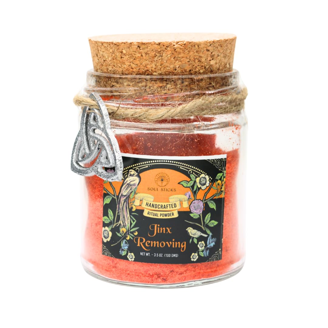 Soul Sticks Aura Cleansing Ritual Powder – Natural Herbs for Energy Clearing, Spiritual Detox, Witchcraft Rituals, Wiccan Cleansing, Negative Energy Removal, Healing Spells (Aura Cleansing)