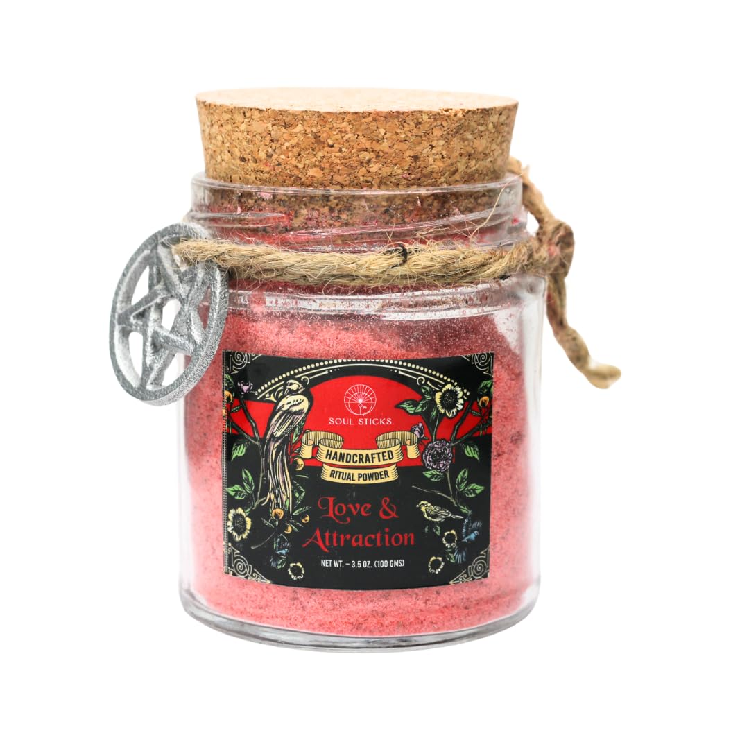 Soul Sticks Aura Cleansing Ritual Powder – Natural Herbs for Energy Clearing, Spiritual Detox, Witchcraft Rituals, Wiccan Cleansing, Negative Energy Removal, Healing Spells (Aura Cleansing)