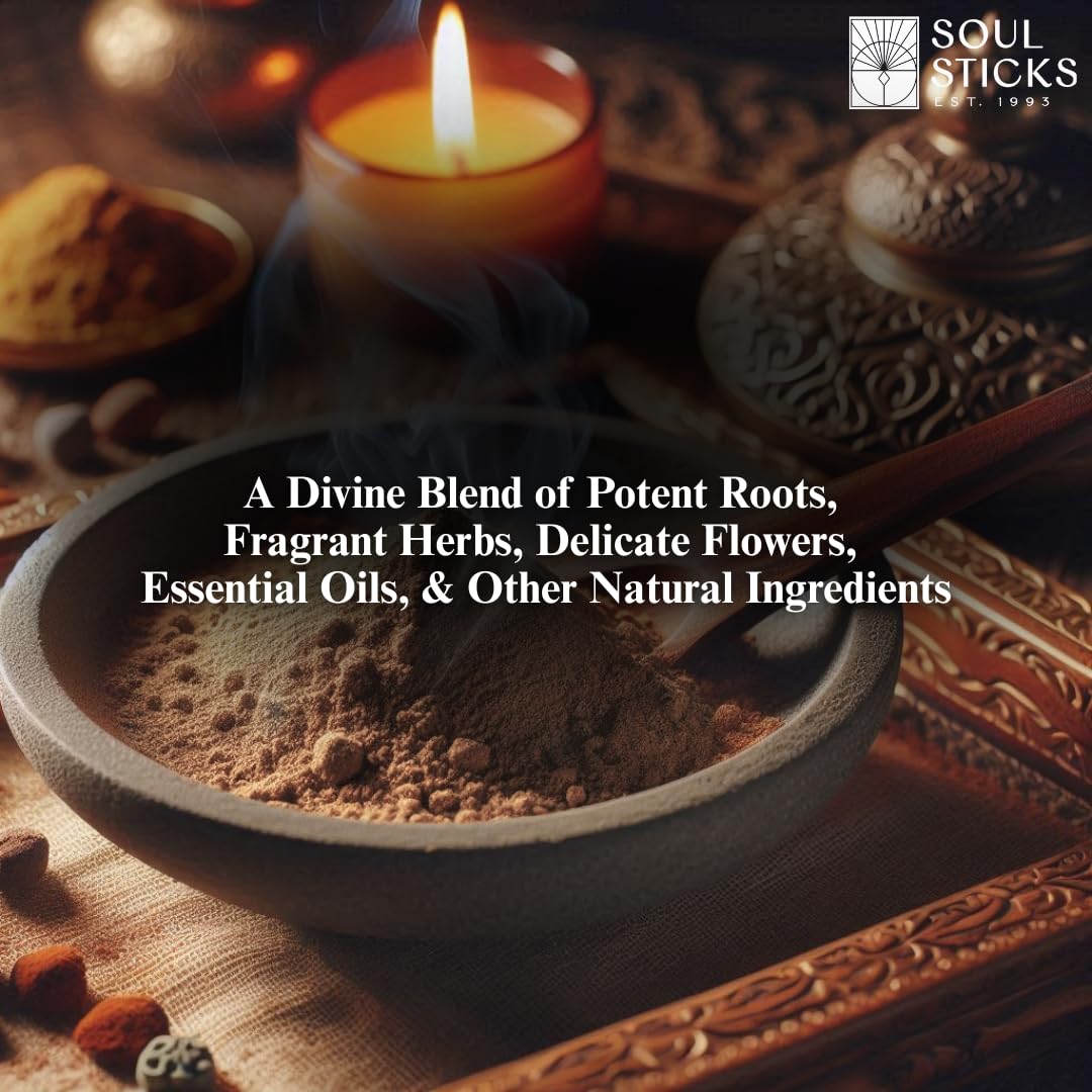 Soul Sticks Aura Cleansing Ritual Powder – Natural Herbs for Energy Clearing, Spiritual Detox, Witchcraft Rituals, Wiccan Cleansing, Negative Energy Removal, Healing Spells (Aura Cleansing)