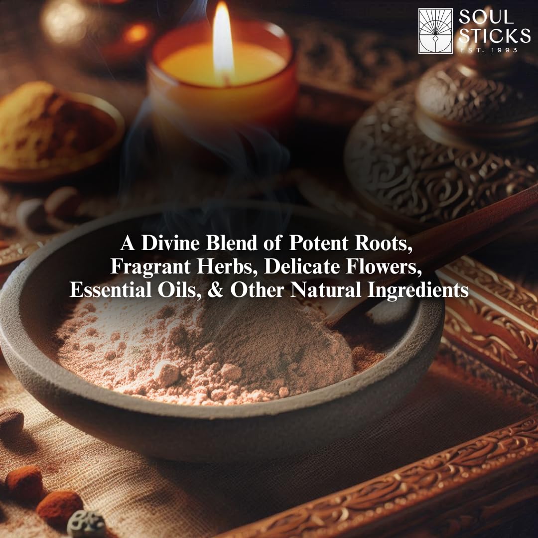 Soul Sticks Aura Cleansing Ritual Powder – Natural Herbs for Energy Clearing, Spiritual Detox, Witchcraft Rituals, Wiccan Cleansing, Negative Energy Removal, Healing Spells (Aura Cleansing)