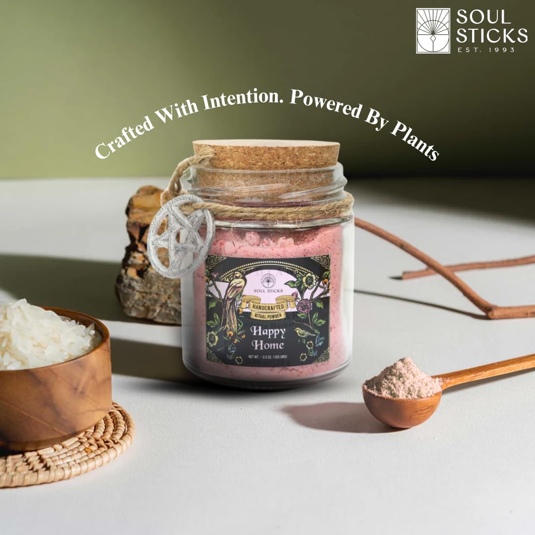 Soul Sticks Aura Cleansing Ritual Powder – Natural Herbs for Energy Clearing, Spiritual Detox, Witchcraft Rituals, Wiccan Cleansing, Negative Energy Removal, Healing Spells (Aura Cleansing)