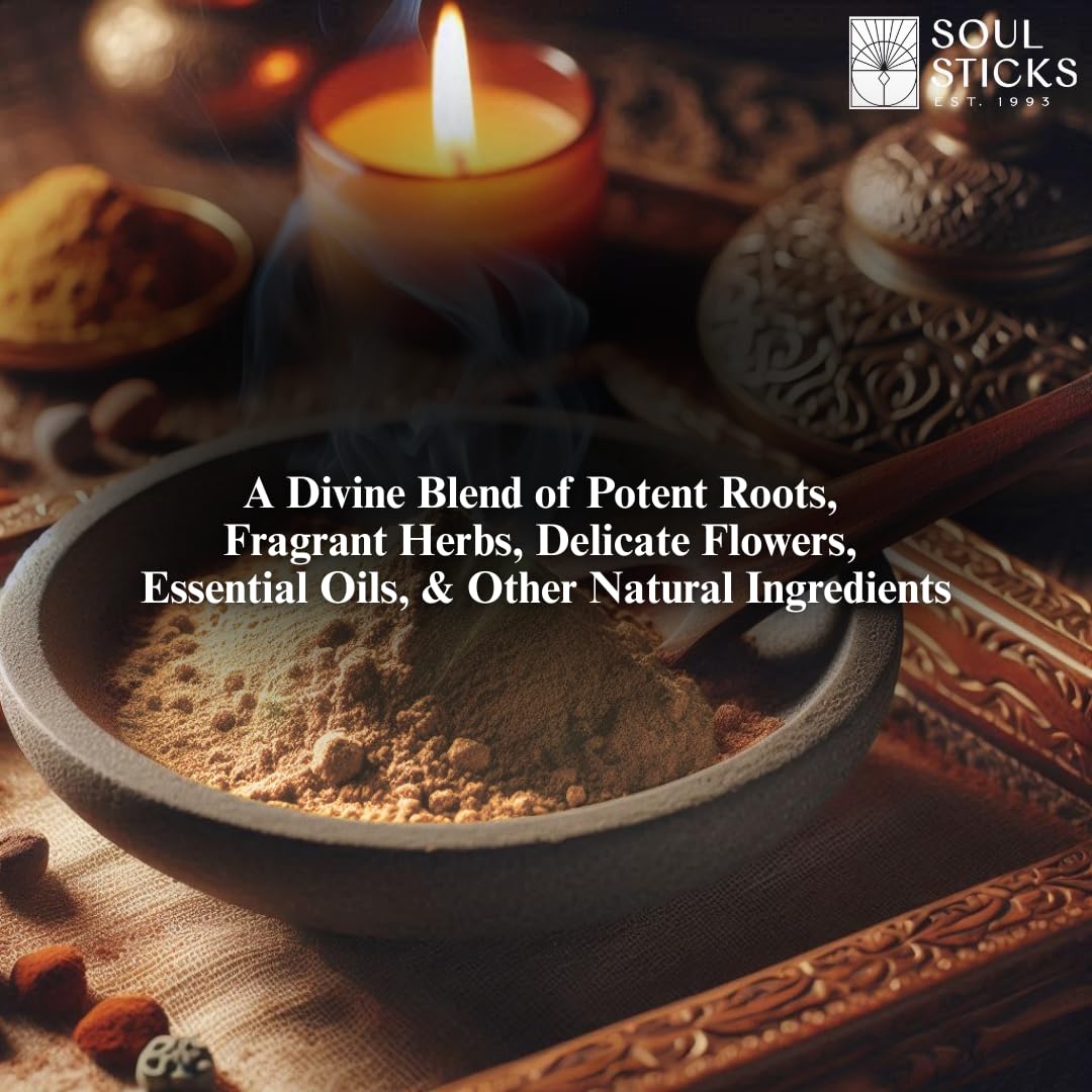 Soul Sticks Aura Cleansing Ritual Powder – Natural Herbs for Energy Clearing, Spiritual Detox, Witchcraft Rituals, Wiccan Cleansing, Negative Energy Removal, Healing Spells (Aura Cleansing)