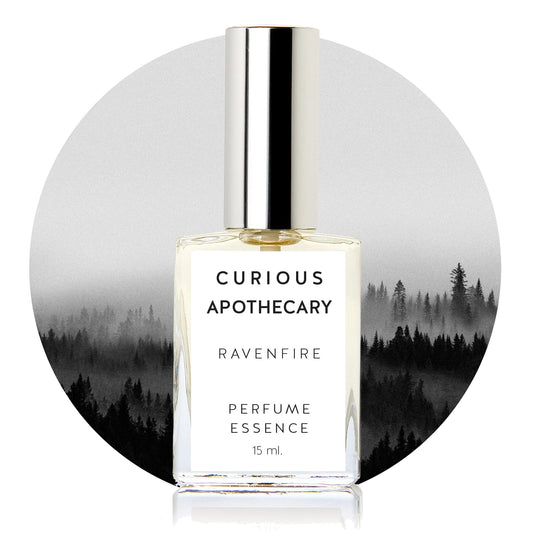 Ravenfire Perfume for Women. Vanilla fragrance with smokey notes. 15 ml