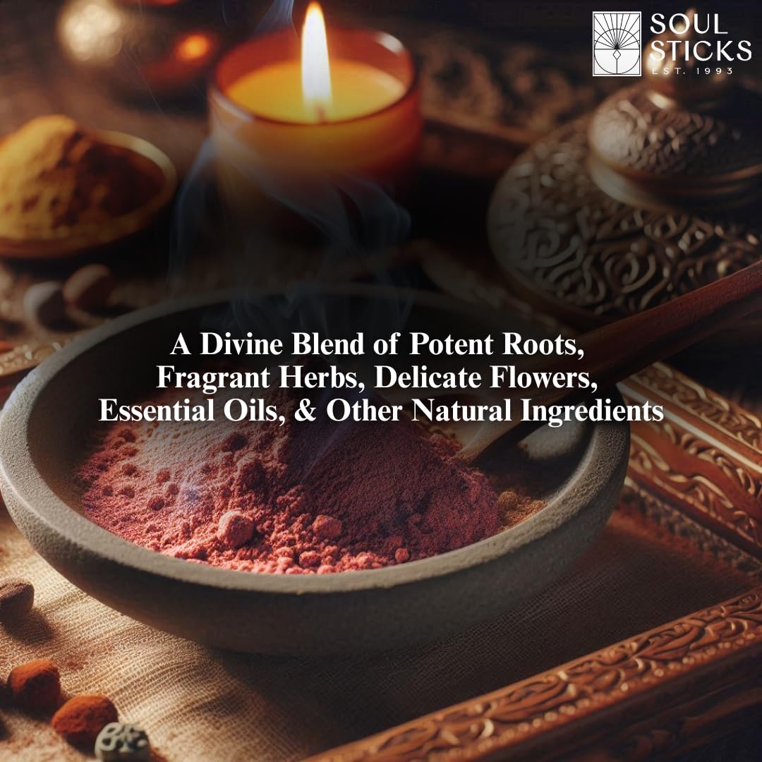 Soul Sticks Aura Cleansing Ritual Powder – Natural Herbs for Energy Clearing, Spiritual Detox, Witchcraft Rituals, Wiccan Cleansing, Negative Energy Removal, Healing Spells (Aura Cleansing)