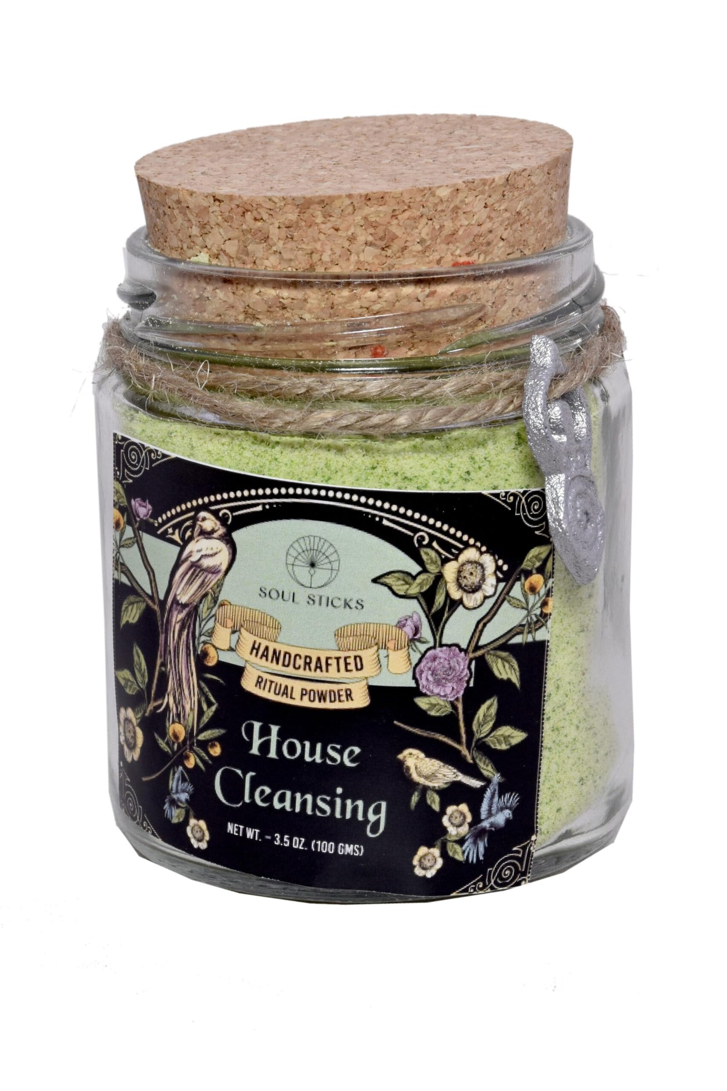 Soul Sticks Aura Cleansing Ritual Powder – Natural Herbs for Energy Clearing, Spiritual Detox, Witchcraft Rituals, Wiccan Cleansing, Negative Energy Removal, Healing Spells (Aura Cleansing)