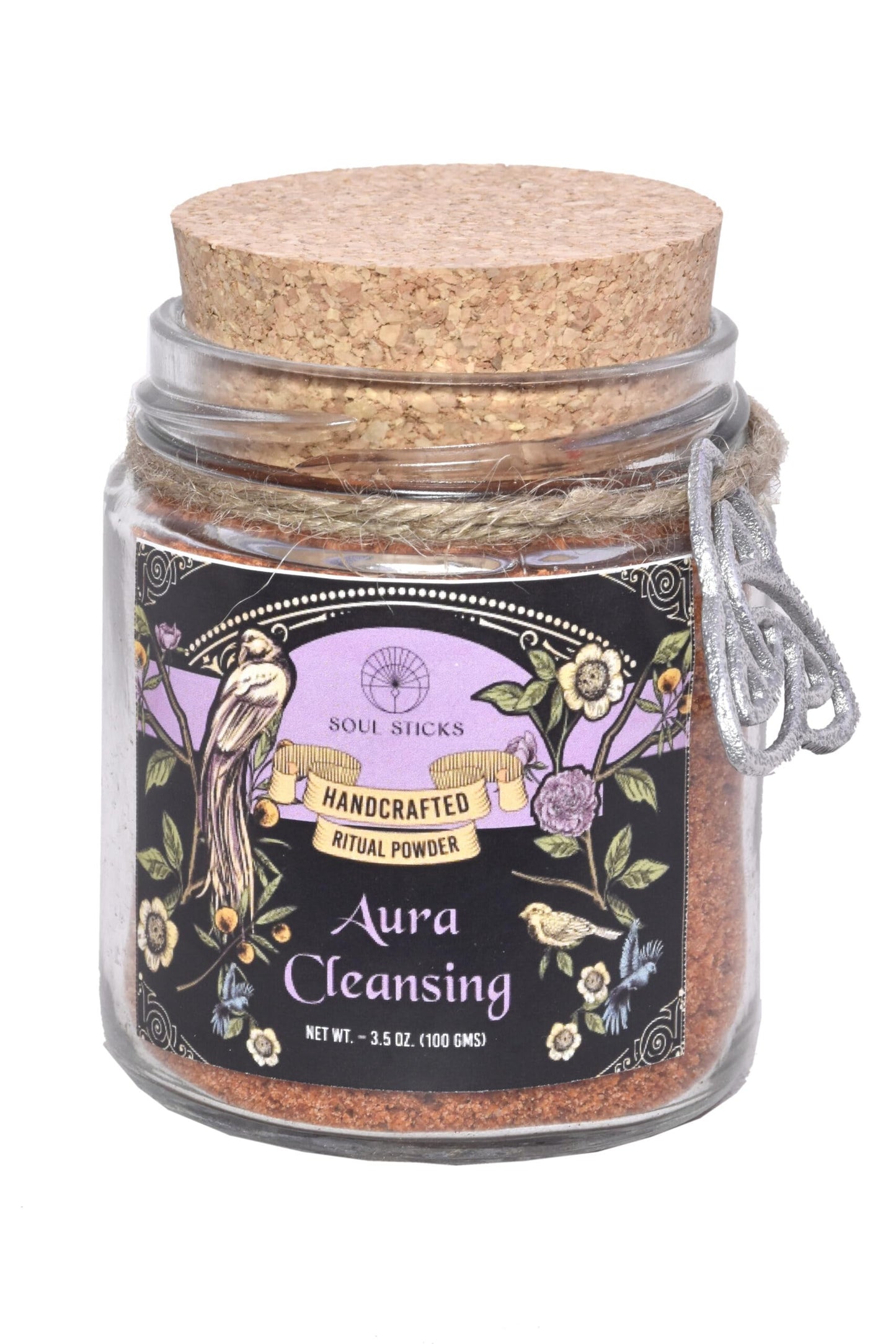 Soul Sticks Aura Cleansing Ritual Powder – Natural Herbs for Energy Clearing, Spiritual Detox, Witchcraft Rituals, Wiccan Cleansing, Negative Energy Removal, Healing Spells (Aura Cleansing)